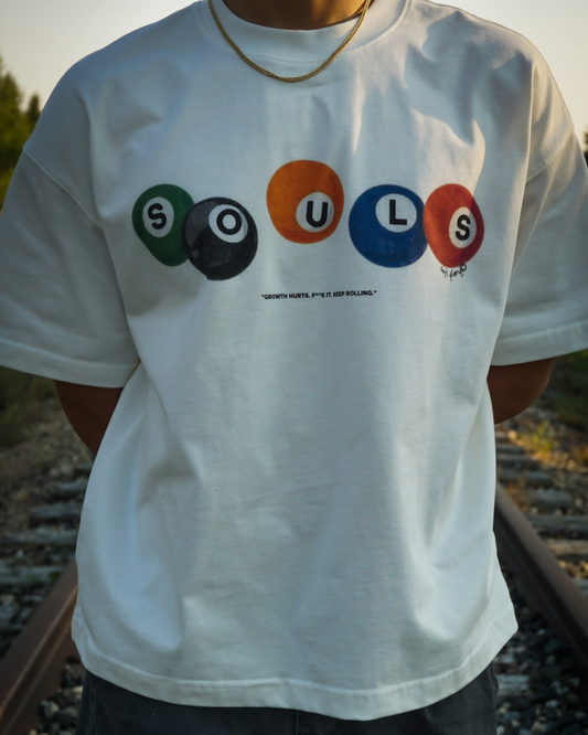 "rolling tee" in white