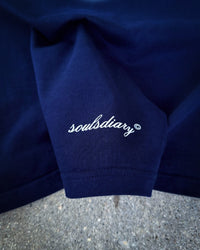 "midnight" flower tee