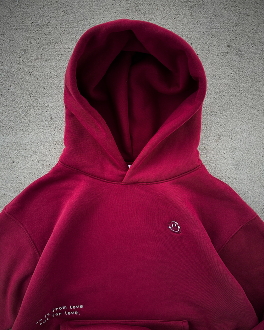 "cherry" flower hoodie