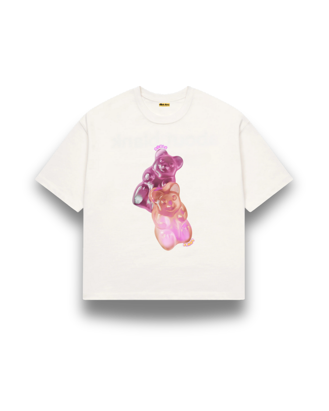 boxy "gummy" tee