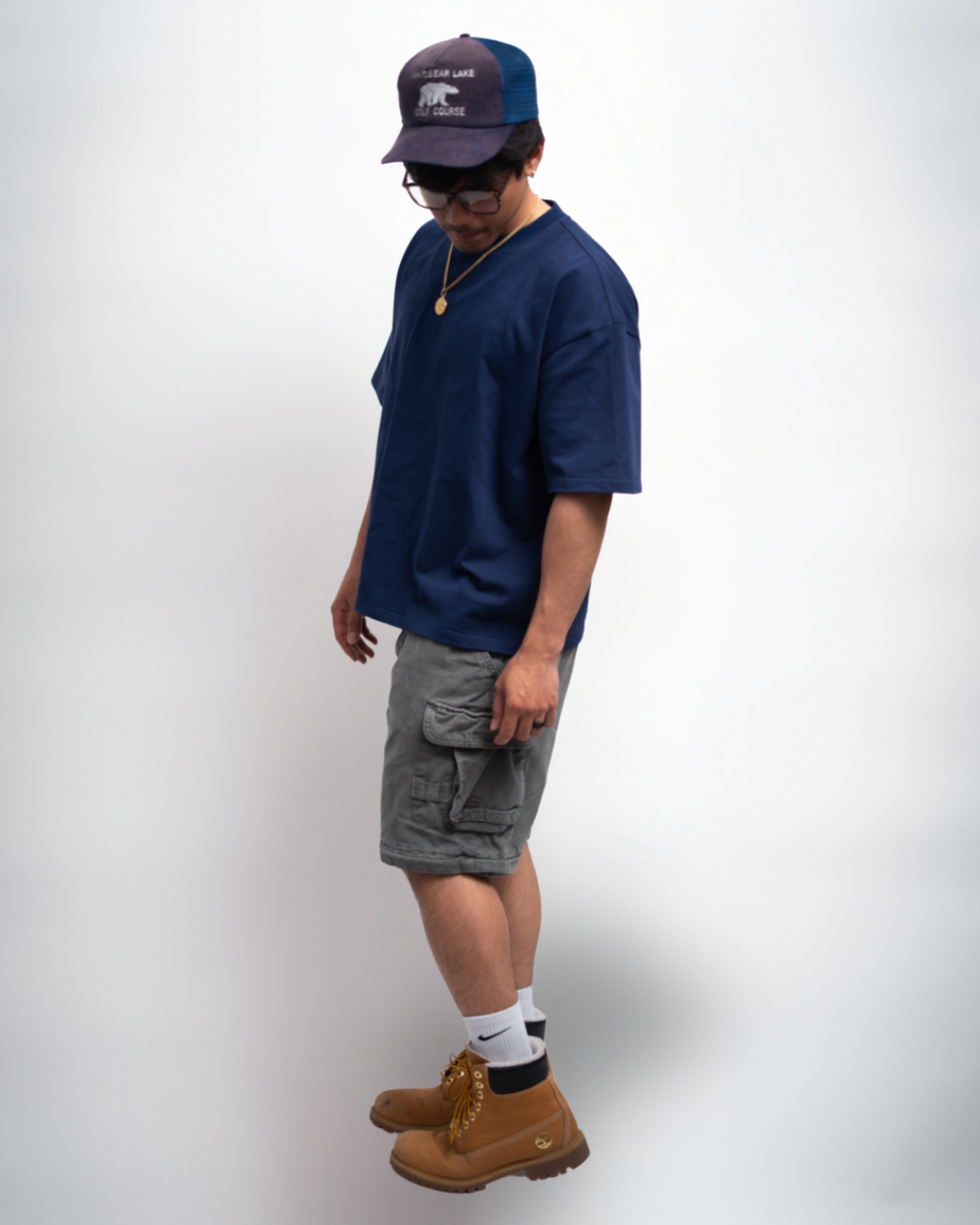 "midnight" flower tee