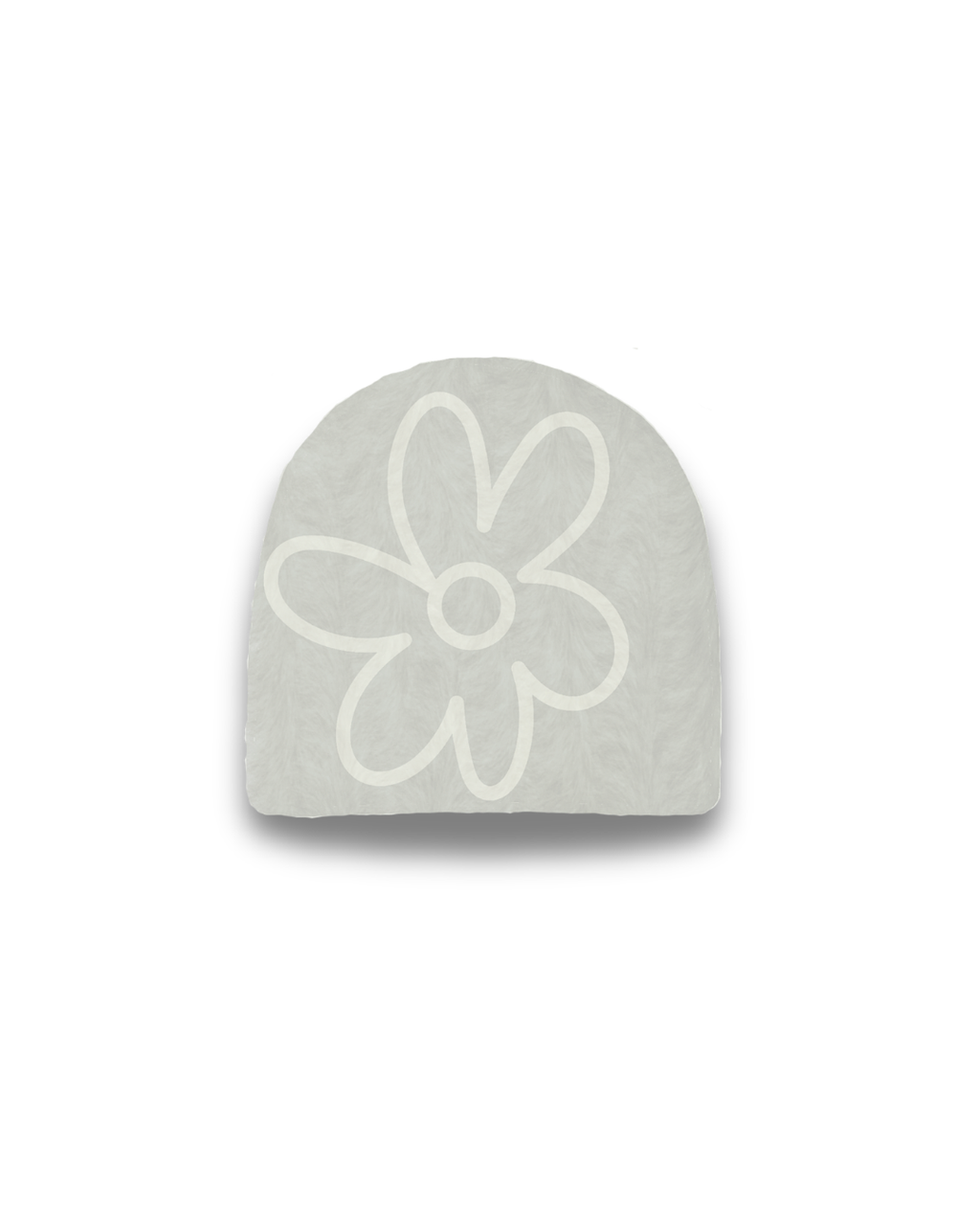 "fur flower" beanie