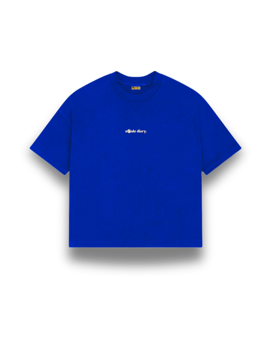 royal blue "24 hour" tee