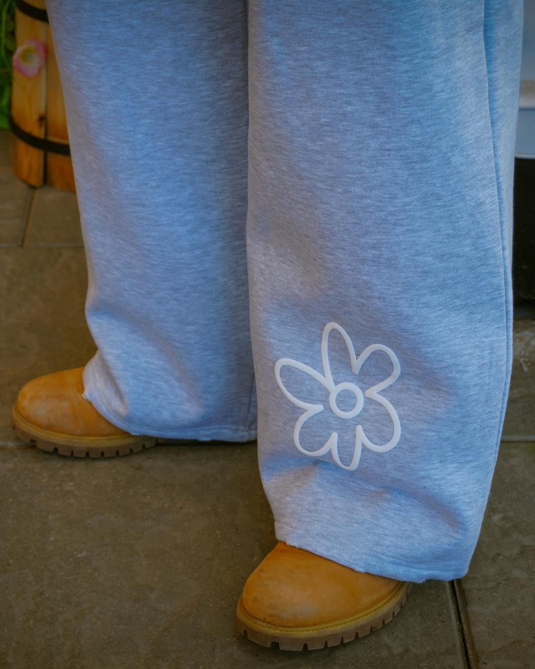 "basik flower" sweats
