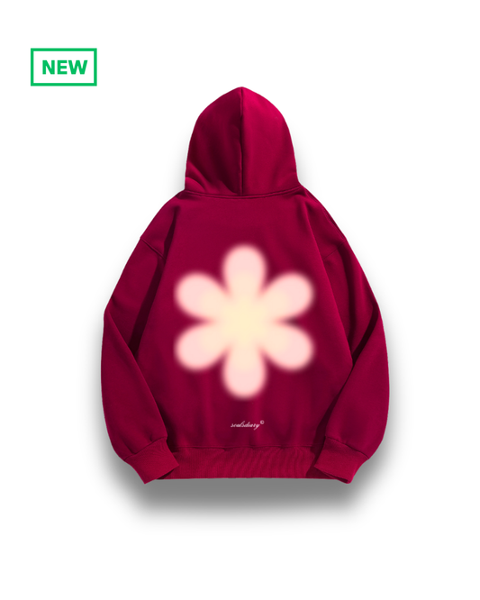 "cherry" flower hoodie