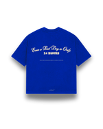 royal blue "24 hour" tee