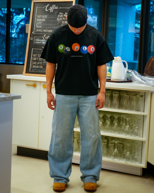 "rolling tee" in black