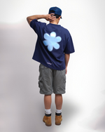 "midnight" flower tee