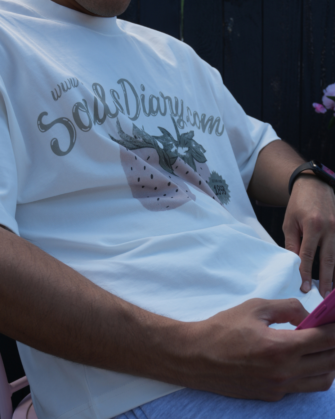 "strawberry" tee