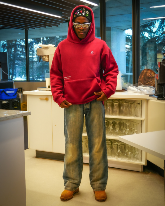 "cherry" flower hoodie