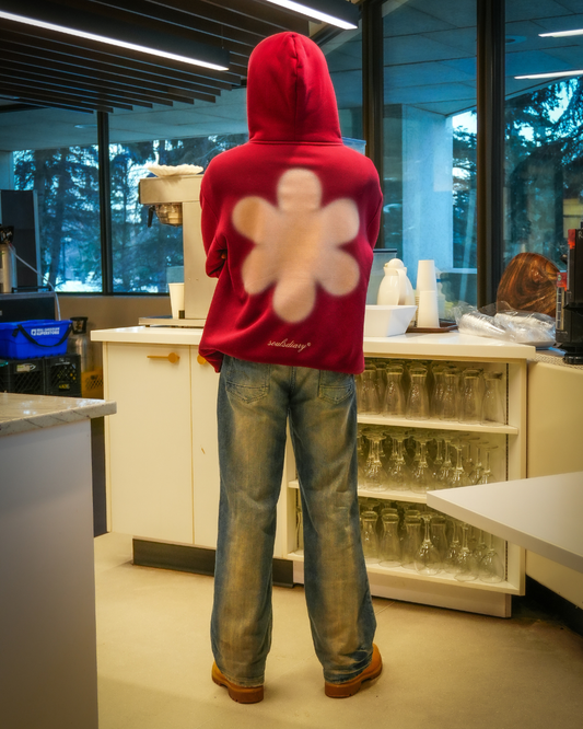 "cherry" flower hoodie