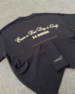 dark grey "24 hour" tee