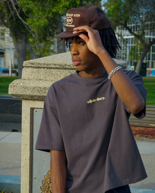 dark grey "24 hour" tee