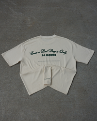 beige "24 hour" tee