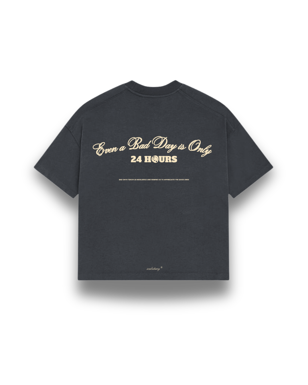 dark grey "24 hour" tee