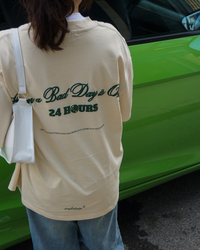 beige "24 hour" tee