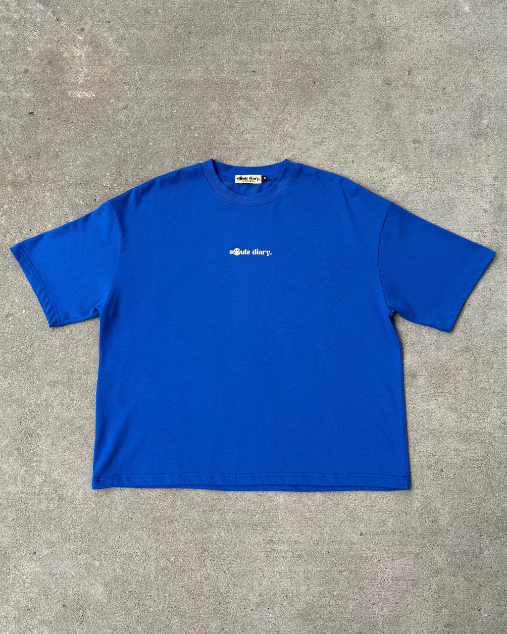 royal blue "24 hour" tee