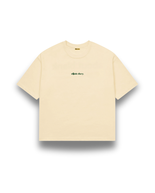 beige "24 hour" tee
