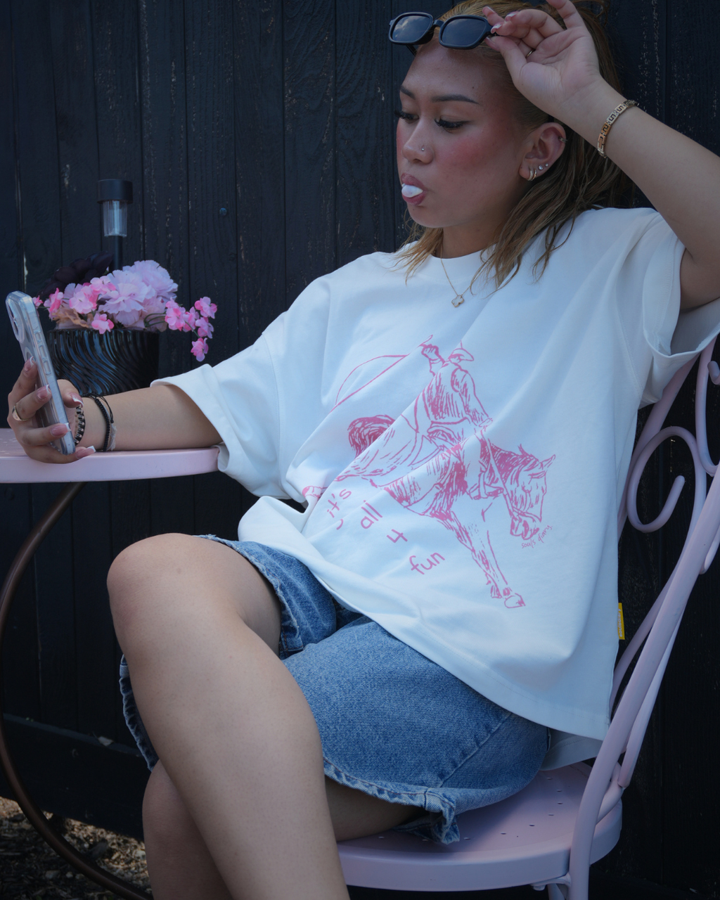 "rodeo" tee