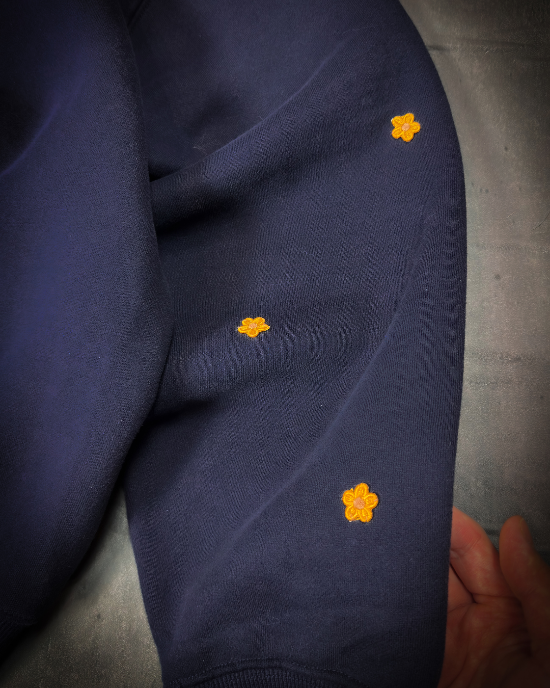 "rooted" double zip hoodie