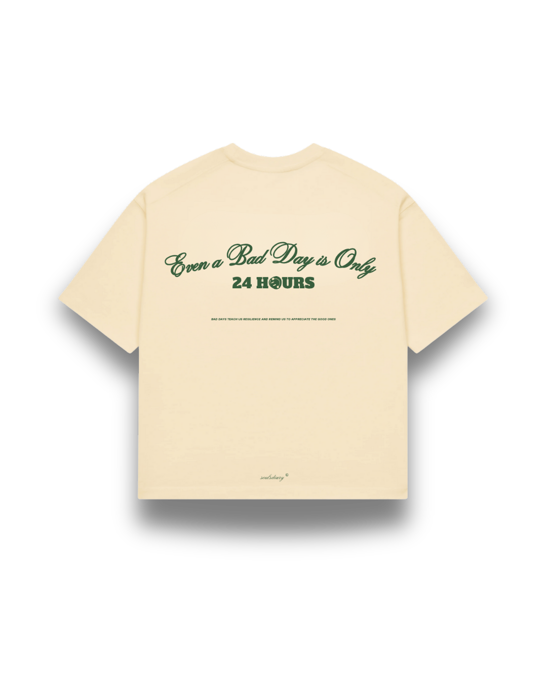 beige "24 hour" tee