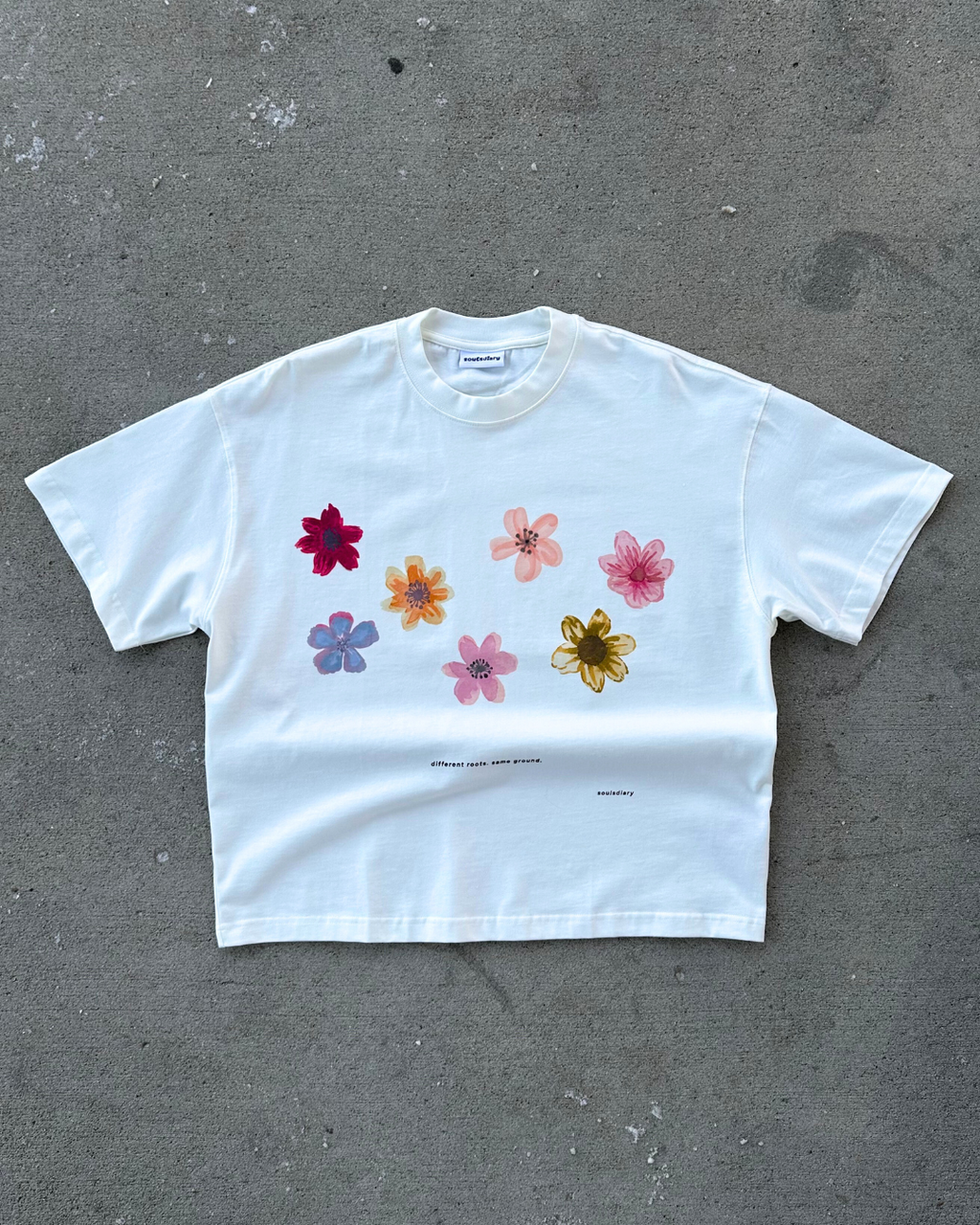"floral" tee