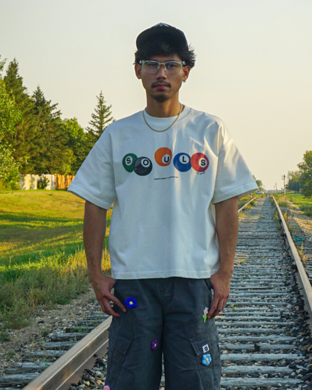 "rolling tee" in white